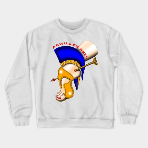 Achilles Heel Crewneck Sweatshirt by AnarKissed